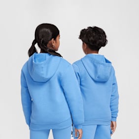 Nike Sportswear Club Fleece Full-Zip Hoodie blauw