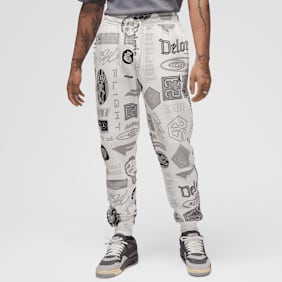 Jordan Essentials All Over Print Fleece Pants beige
