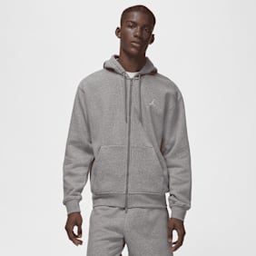 Jordan Brooklyn Fleece Full-Zip Hoodie szary