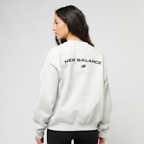 New Balance Reimagined Fleece Crew grau