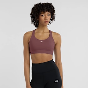 New Balance Essential Train Bra pourpre