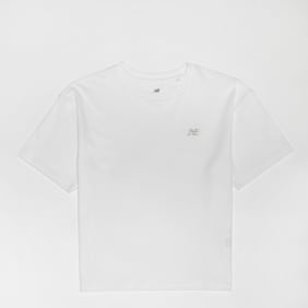 New Balance Jersey Small Logo Tee blanc