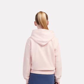 New Balance French Terry Small Logo Hoodie rosa