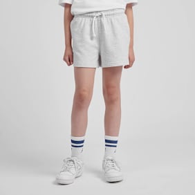 New Balance French Terry Small Logo Shorts cinzento