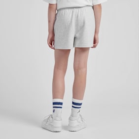 New Balance French Terry Small Logo Shorts grijs