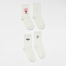 adidas Originals Crew Socks Nelson Valentine (2 Pack) bijela