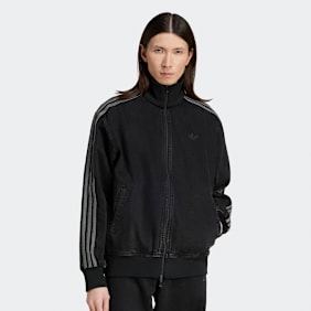 adidas Originals Denim Firebird Originals Jacket nero