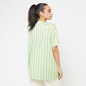Karl Kani Varsity Heart Pinstripe Baseball Shirt zielony