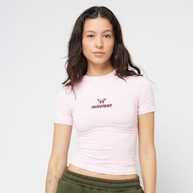 Felicious Basic Tight Logo T-Shirt lichtroze