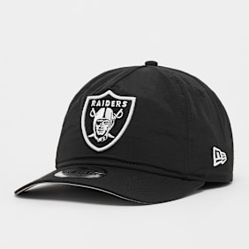 New Era Golfer Curved Visor Everyday Nylon Las Vegas Raiders zwart