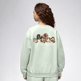 Jordan Brooklyn Fleece Crew zielony