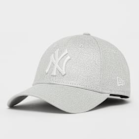 New Era Female 9FORTY Metal Denim New York Yankees silber