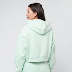 New Balance Waist Length Full Zip Hoodie verde
