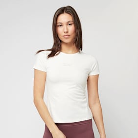 New Balance Logo Fitted T-Shirt wit