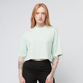New Balance Reimagined Oversized Waist T-Shirt verde