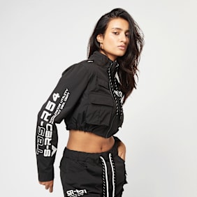 Smoke Rise Full Zip Utility Jacket noir