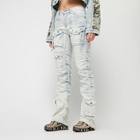 Smoke Rise High Rise Stacked Side Pinching blauw