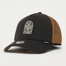 DJINNS HFT Cap Leaf Sun schwarz