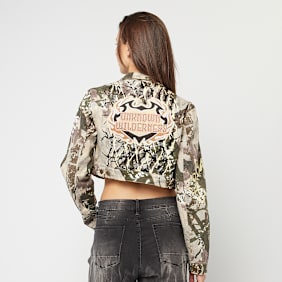 Smoke Rise Denim Worker Jacket groen