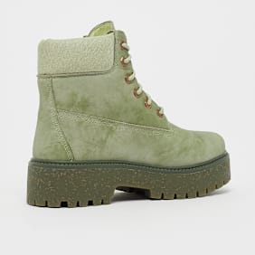 Timberland Stone Street 6in Boot Light Green Nubuck vert