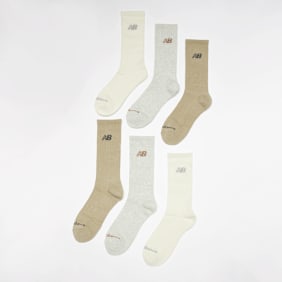 New Balance 6 PACK - Everyday Crew Socks bruin