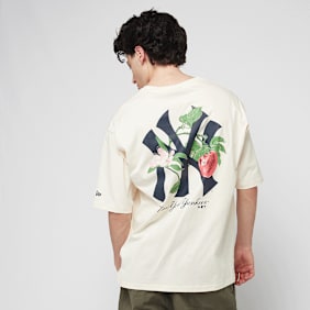 New Era MLB Fruit Graphic Backprint Tee New York Yankees beige