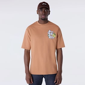 New Era MLB Fruit Graphic Tee St. Louis Cardinals pomarańczowy