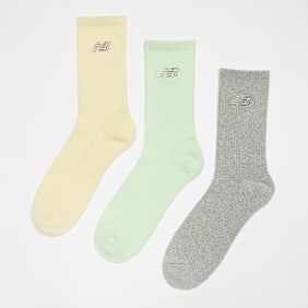 New Balance 3 PACK - Solid Midcalf Embroidery Logo Socks multicolore