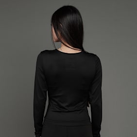 SNIPES S Cube Cut Out Longsleeve preto
