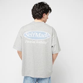 FAVELA Selfmade Light T-Shirt grau