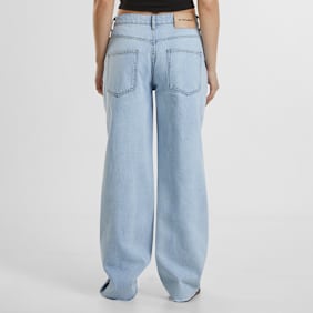 2Y STUDIOS Auran Ripped Baggy Jeans azul