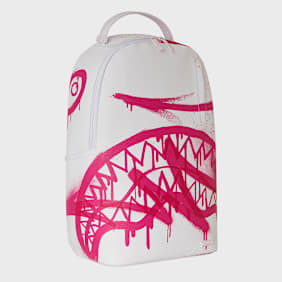 SPRAYGROUND Pink Vandal Backpack blanco
