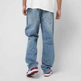 True Religion Bobby Relaxed Baggy Jeans plava