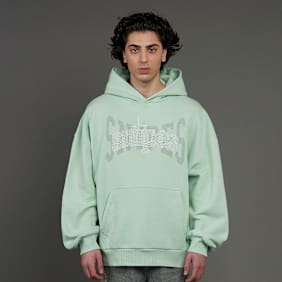 SNIPES Snipes Studs Oversized Hoodie verde