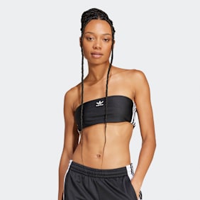 adidas Originals Maglia a Maniche Lunghe a 3 Strisce nero