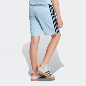 adidas Originals 3-Stripes Poly Shorts blauw