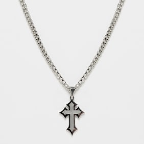 fainz Frozen Cross Chain zilver