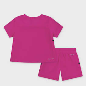 Nike   Dri-Fit Tee and Shorts Set roza