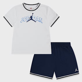 Jordan JDB Matching Taping Mesh Short Set blauw