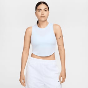 Nike   Sportswear Essential Rib Crop Tank Top bleu