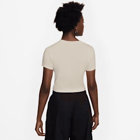 Nike Sportswear Chill Knit Crop beige