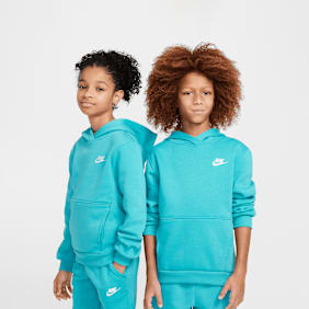 Nike Junior Sportswear Club Fleece Hoodie niebieski