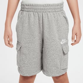 Nike Sportswear Club French-Terry Cargo Shorts grijs