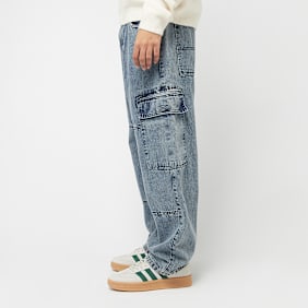 Urban Classics Tapered Heavy Ounce Baggy Cargo Jeans azul