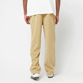Urban Classics Jacquard Velvet Wide Sweatpants beige