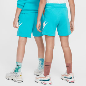 Nike Junior Sportswear Club French-Terry Short High Brand Read turkusowy