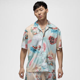 Jordan Essentials All Over Print Camp Top multicolor