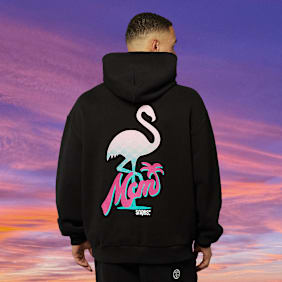 MCM x SNIPES Flamingo Hoodie zwart