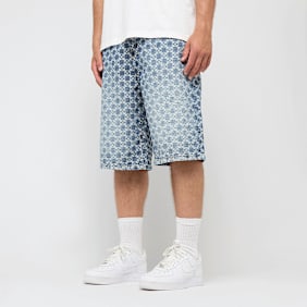 2Y STUDIOS Tariq Carree Baggy Shorts azul