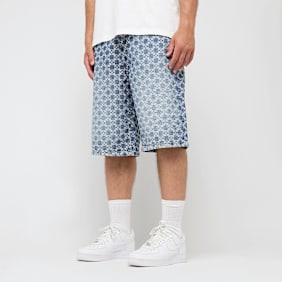 2Y STUDIOS Tariq Carree Baggy Shorts blauw